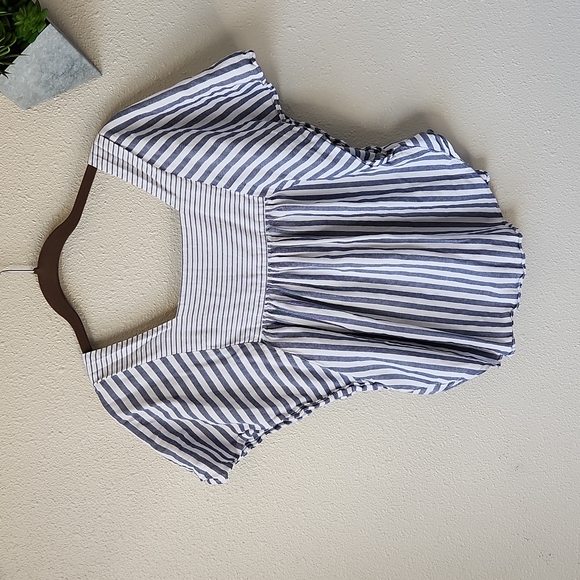 Madewell Butterfly Top in Stripe Play - Picture 3 of 11
